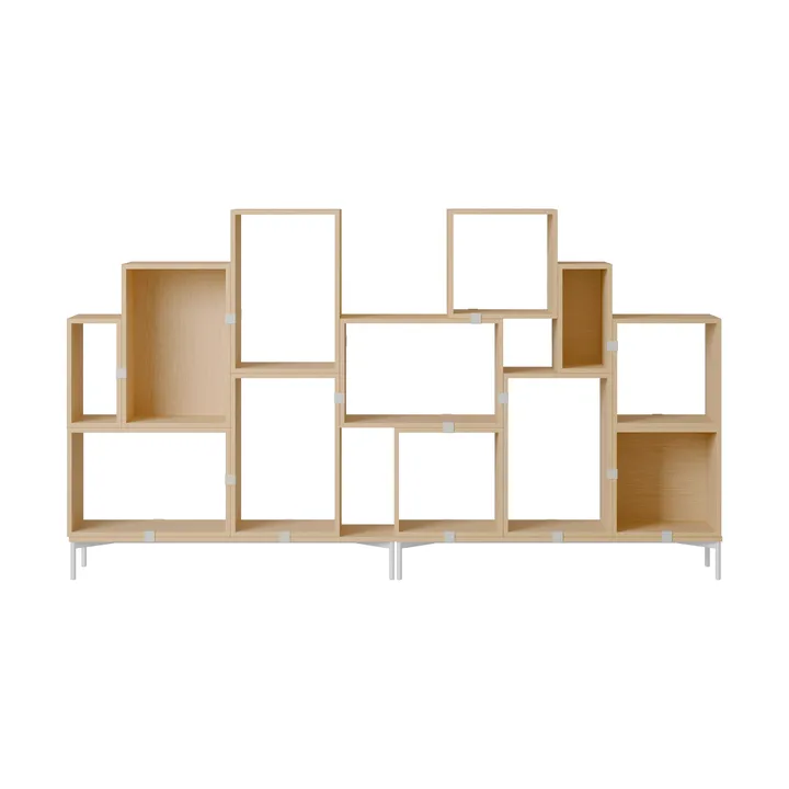 Stacked sistema de almacenamiento Bookcase Configuration 3 - Roble - Muuto
