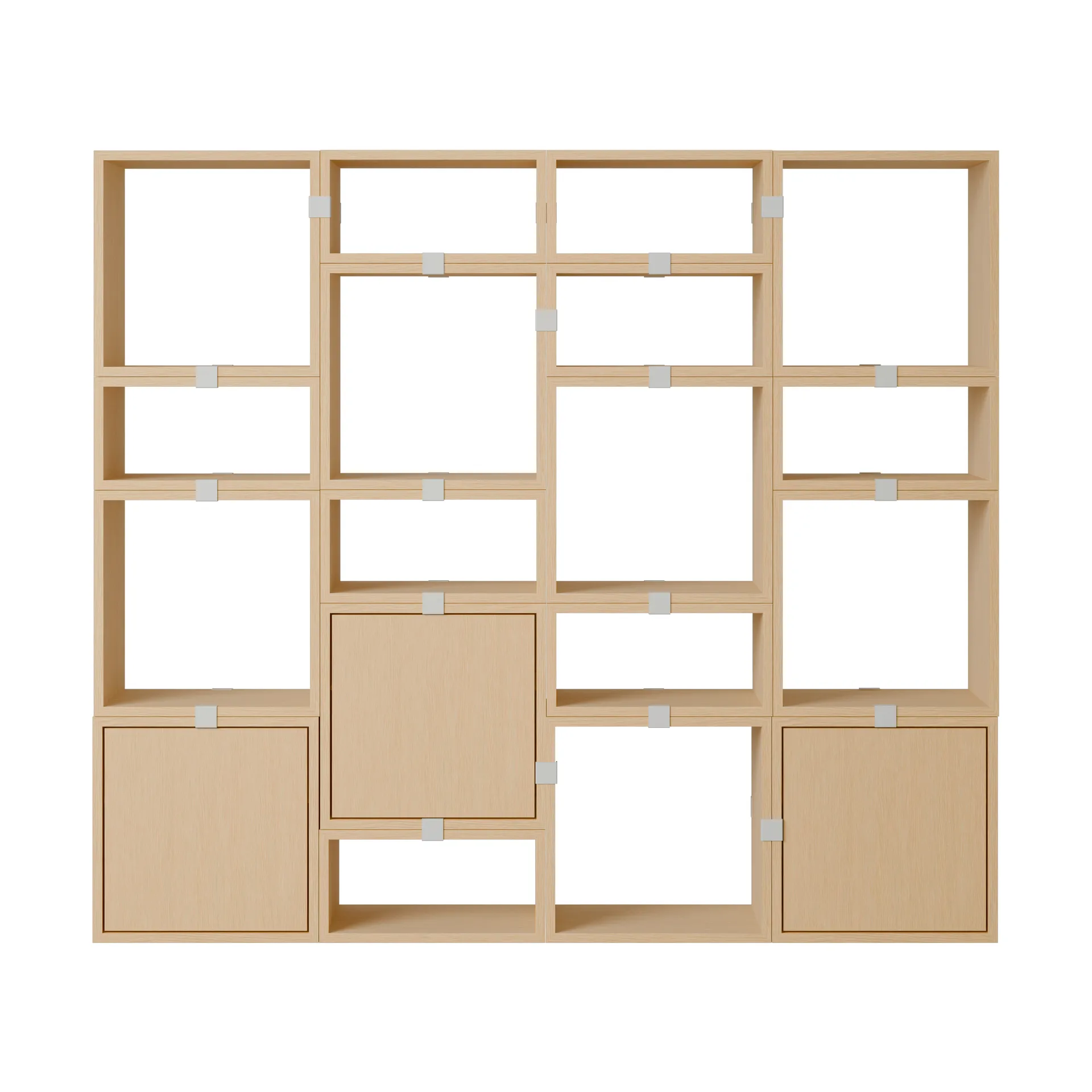 Stacked sistema de almacenamiento Bookcase Configuration 4, Roble Muuto