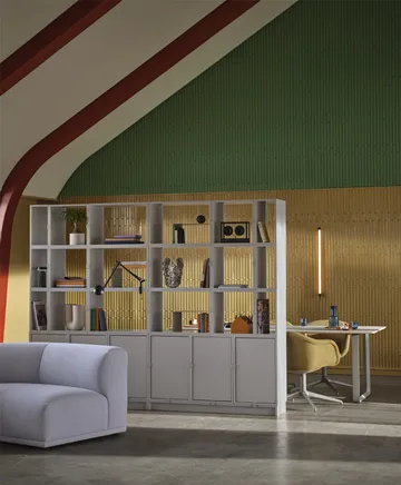 Stacked sistema de almacenamiento para oficina, configuración 2 - Gris - Muuto