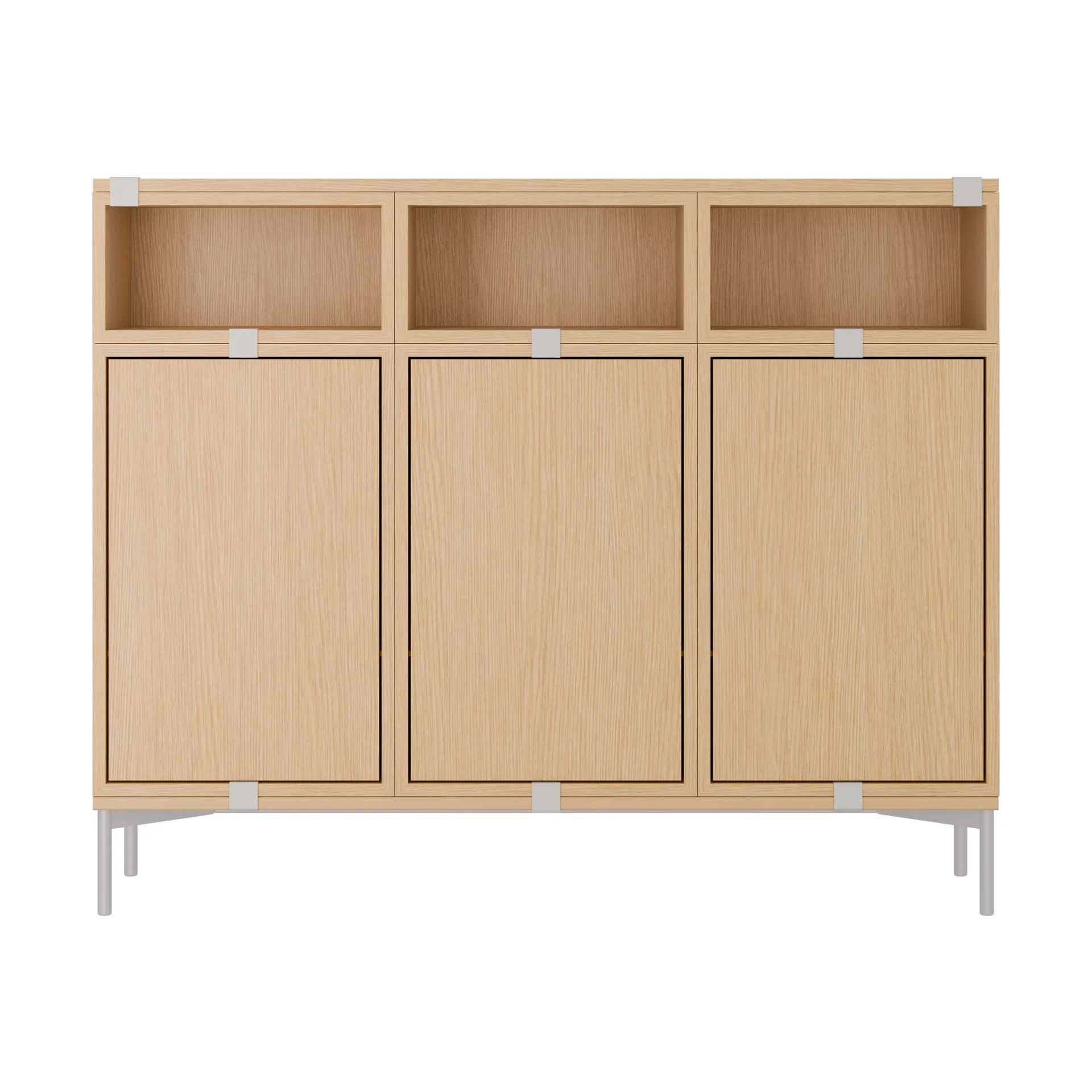 Stacked sistema de almacenamiento Sideboard Configuration 3, Oak Muuto