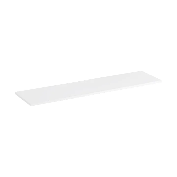 Tablero superior Stacked, sistema de almacenamiento 131x35 cm - Blanco - Muuto