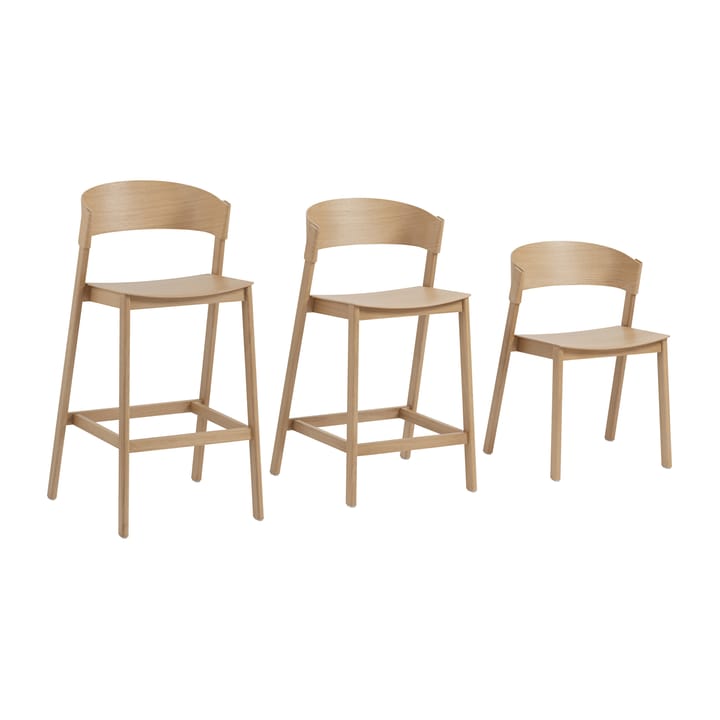 Taburete bar Cover, Oak Muuto