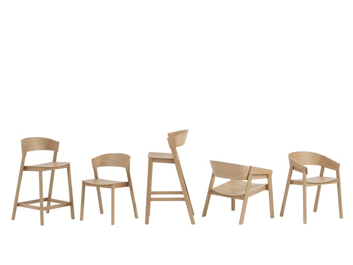 Taburete bar Cover, Oak Muuto