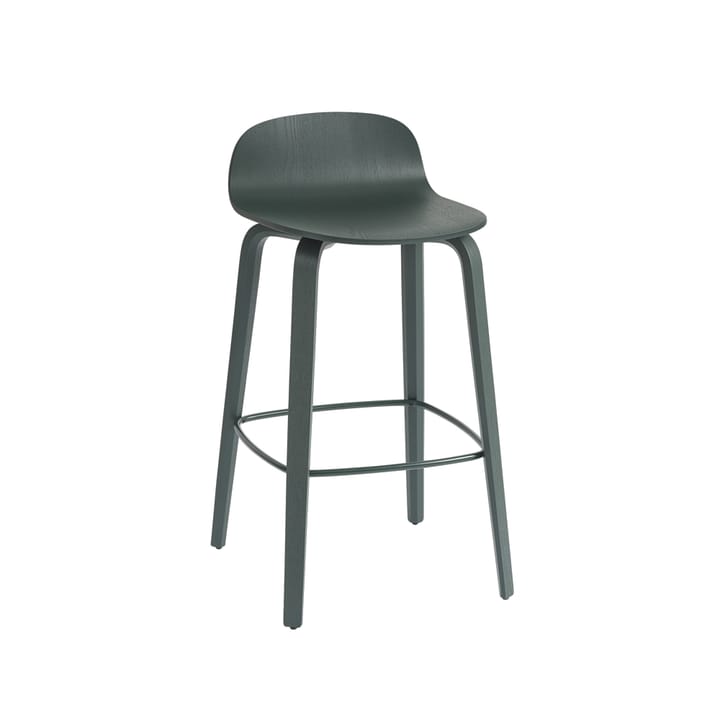 Taburete bar Visu - Dark green-Dark green - Muuto