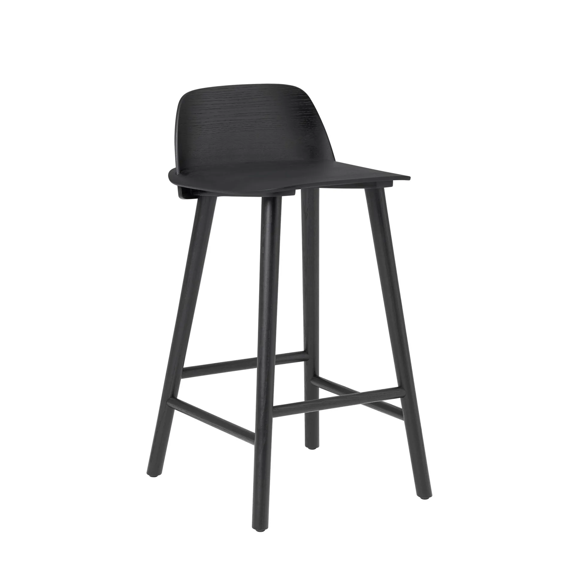 Taburete de bar Nerd 65 cm, negro Muuto