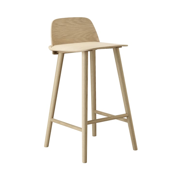 Taburete de bar Nerd 75 cm - roble - Muuto