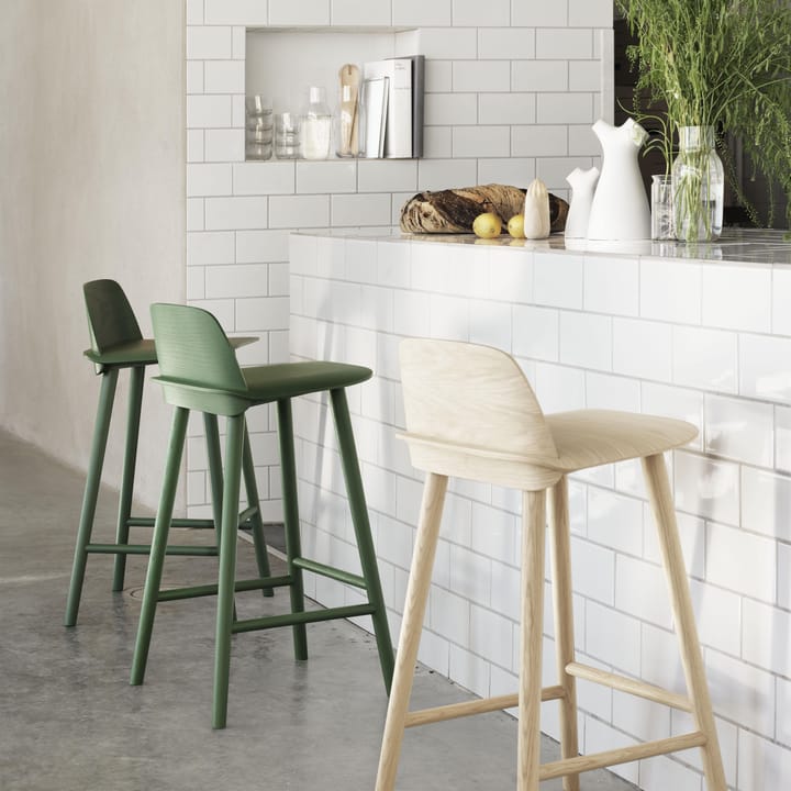 Taburete de bar Nerd 75 cm, roble Muuto