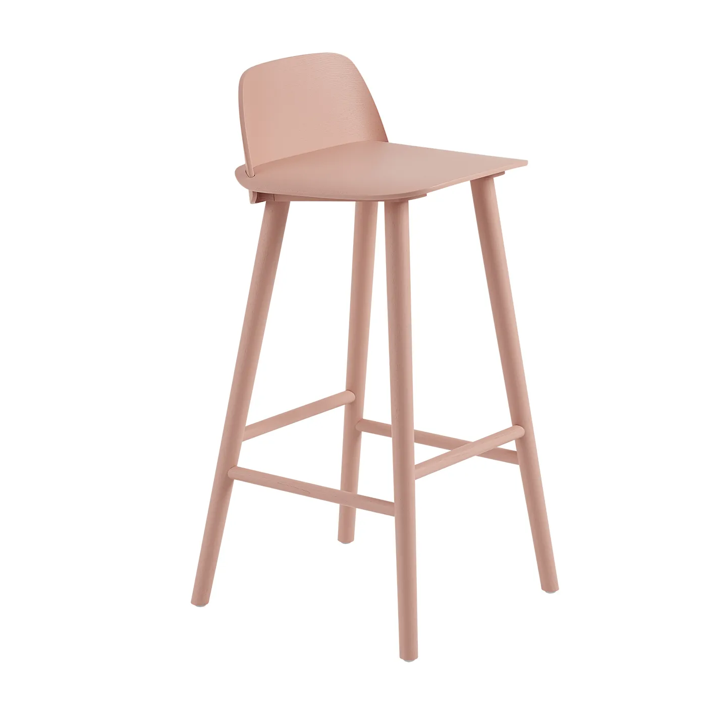 Taburete de bar Nerd 75 cm, Tan rose Muuto