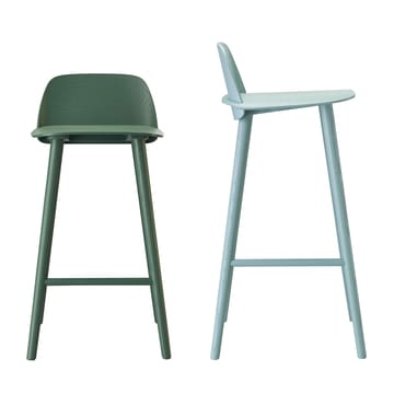 Taburete de bar Nerd 75 cm - Verde oscuro - Muuto