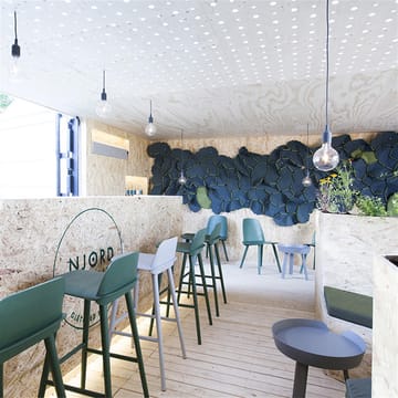 Taburete de bar Nerd 75 cm - Verde oscuro - Muuto