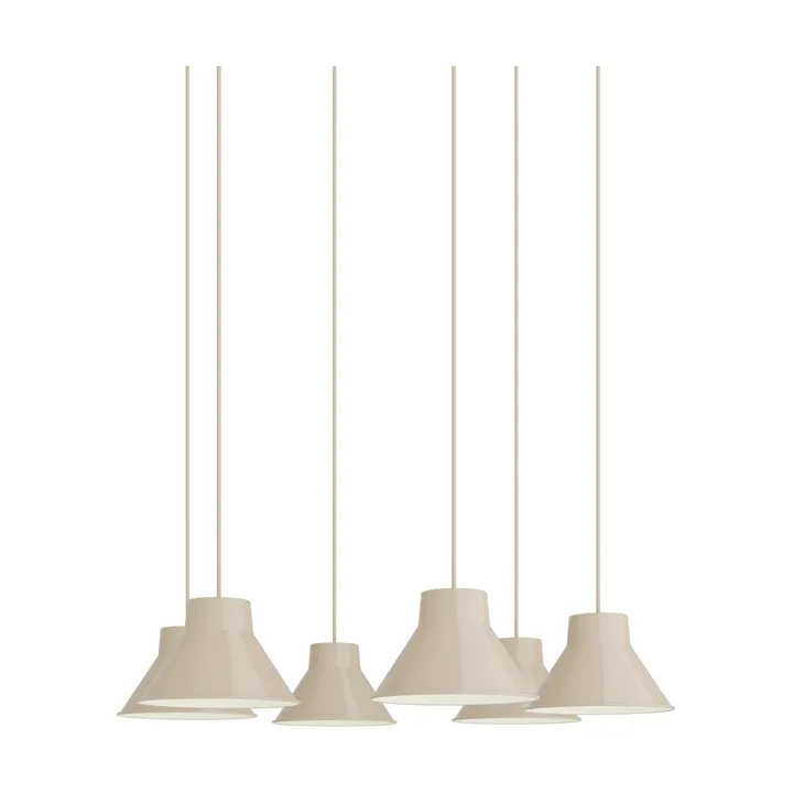 Top Pendant Cluster 6 lámpara colgante - Arena, Ø21 cm - Muuto