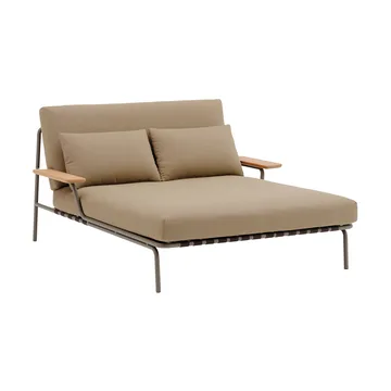 Tumbona Settle  - Ribbed Weave 5-topo, con reposabrazos - Muuto