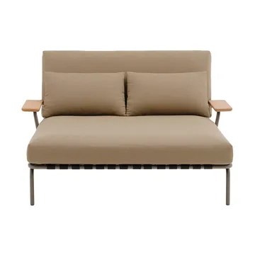 Tumbona Settle  - Ribbed Weave 5-topo, con reposabrazos - Muuto