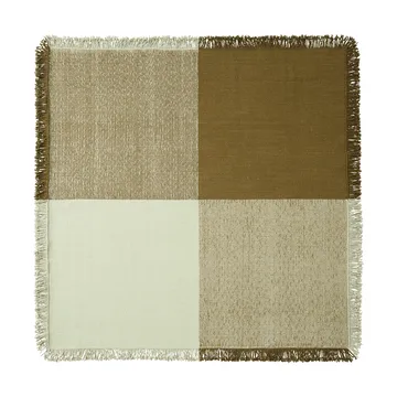 Verso alfombra de lana - Verde pálido-marrón cálido, 258x258 cm - Muuto