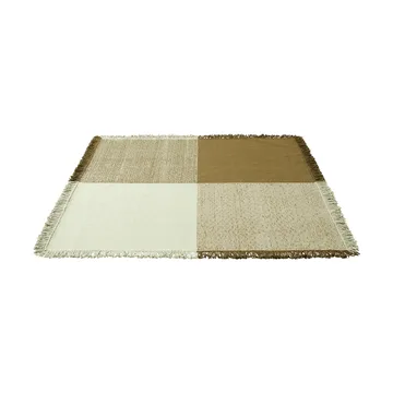 Verso alfombra de lana - Verde pálido-marrón cálido, 258x258 cm - Muuto