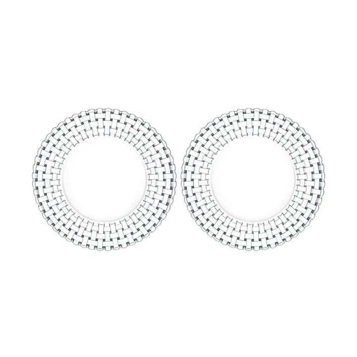 2 Platos Bossa Nova 23 cm - transparente - Nachtmann