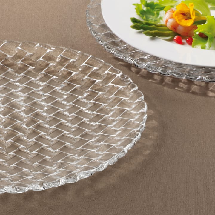 2 Platos Bossa Nova 32 cm, transparente Nachtmann