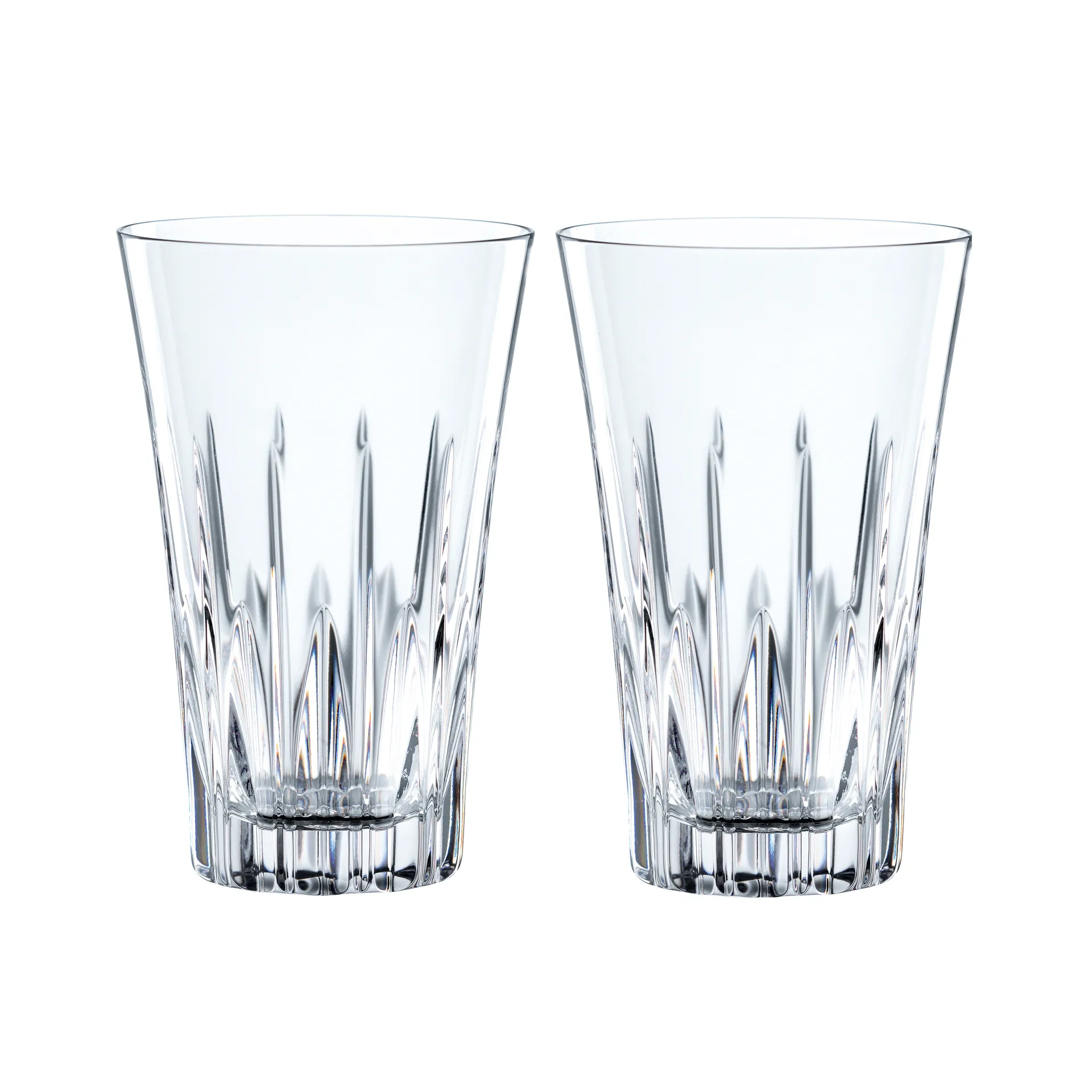 2 Vasos alargados para bebidas Classix dekor A 40,5 cl, transparente Nachtmann