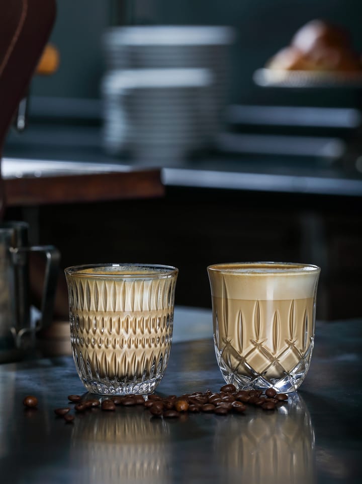 2 Vasos Cappuccino Noblesse Barista 23,5 cl, Clear Nachtmann