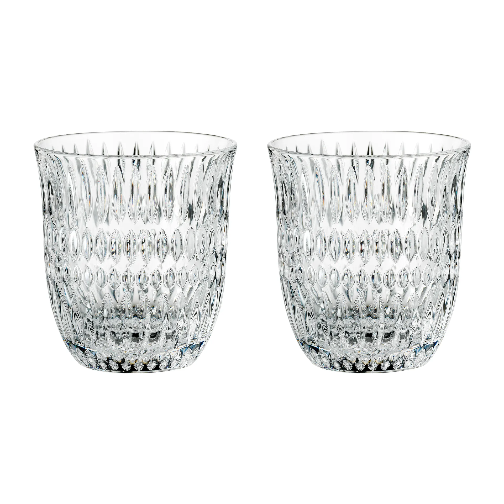 2 Vasos Cappucino Ethno Barista 23,4 cl, Clear Nachtmann