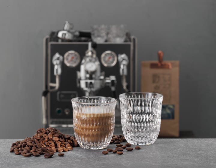 2 Vasos Cappucino Ethno Barista 23,4 cl, Clear Nachtmann