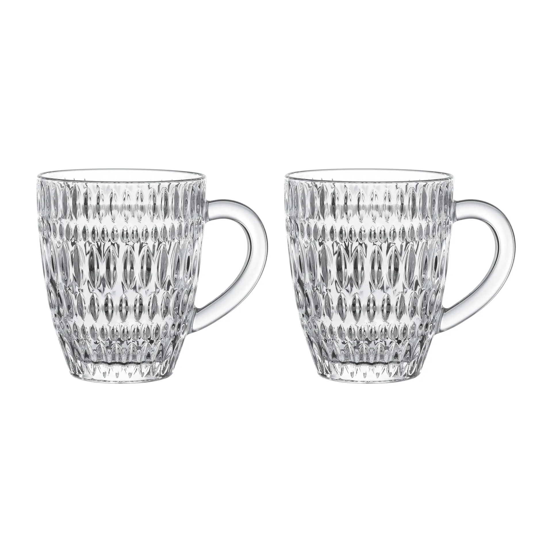 2 Vasos Coffee Ethno Barista 39,2 cl, Clear Nachtmann