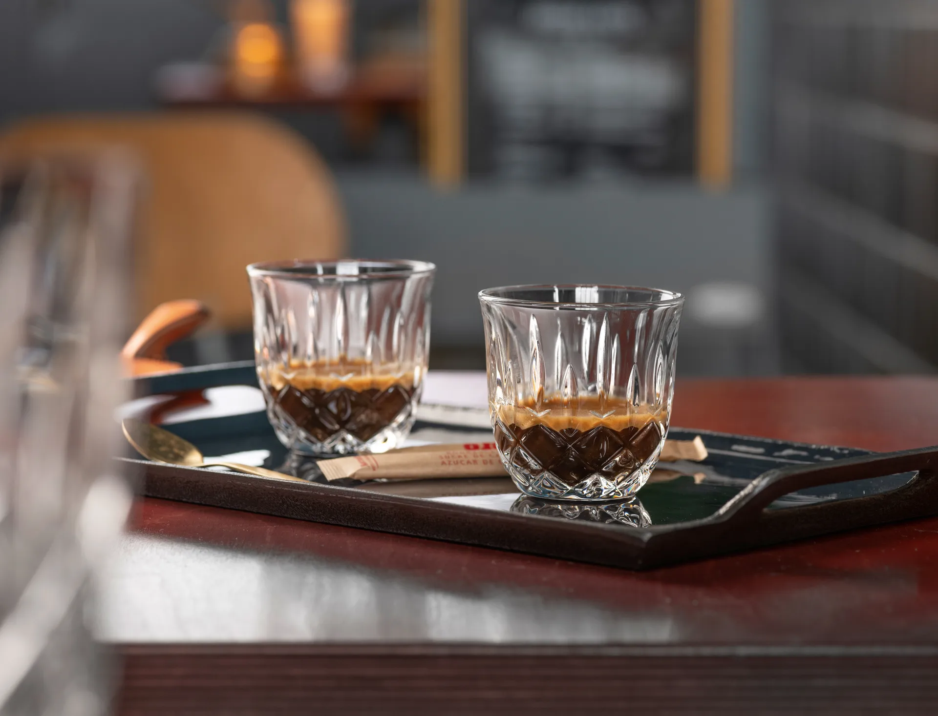 2 Vasos Espresso Noblesse Barista 9 cl, Clear Nachtmann