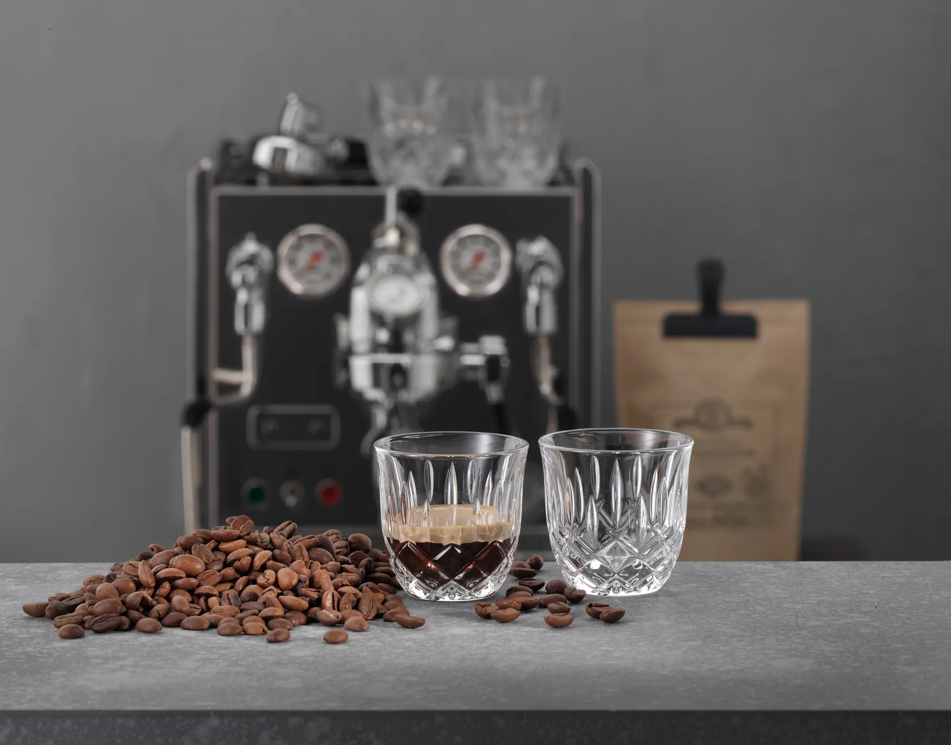 2 Vasos Espresso Noblesse Barista 9 cl, Clear Nachtmann