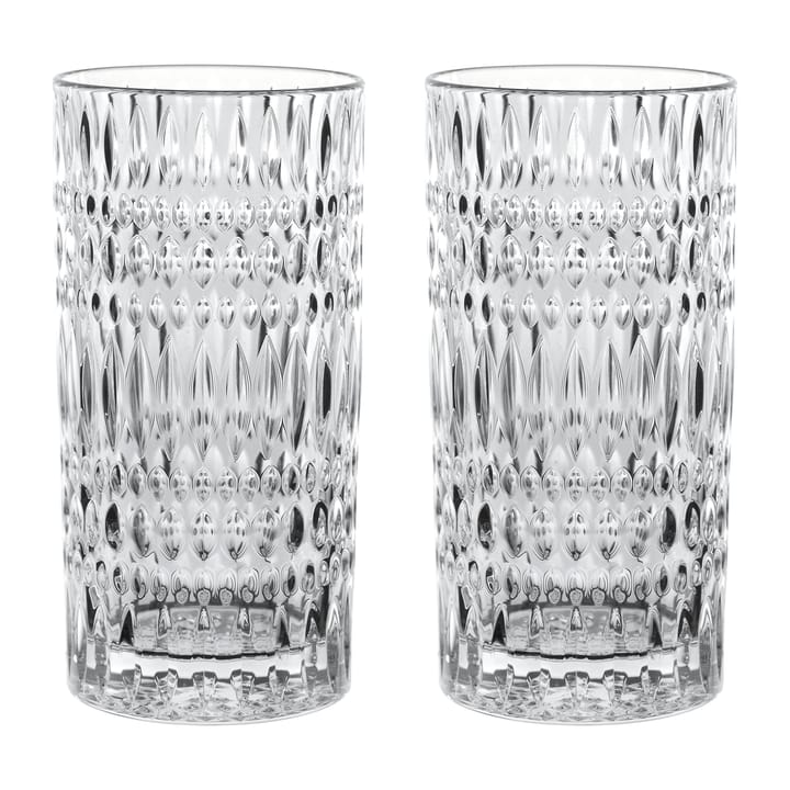 2 Vasos Latte Ethno Barista 43,4 cl - Clear - Nachtmann