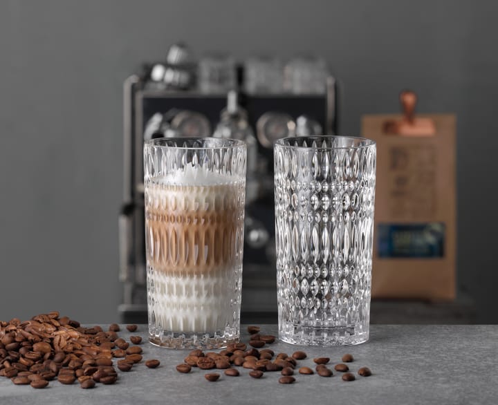 2 Vasos Latte Ethno Barista 43,4 cl - Clear - Nachtmann