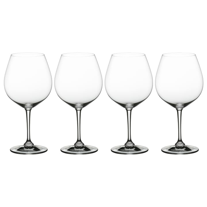 4 Copas de vino tinto burgundy Vivino 70 cl, transparente Nachtmann