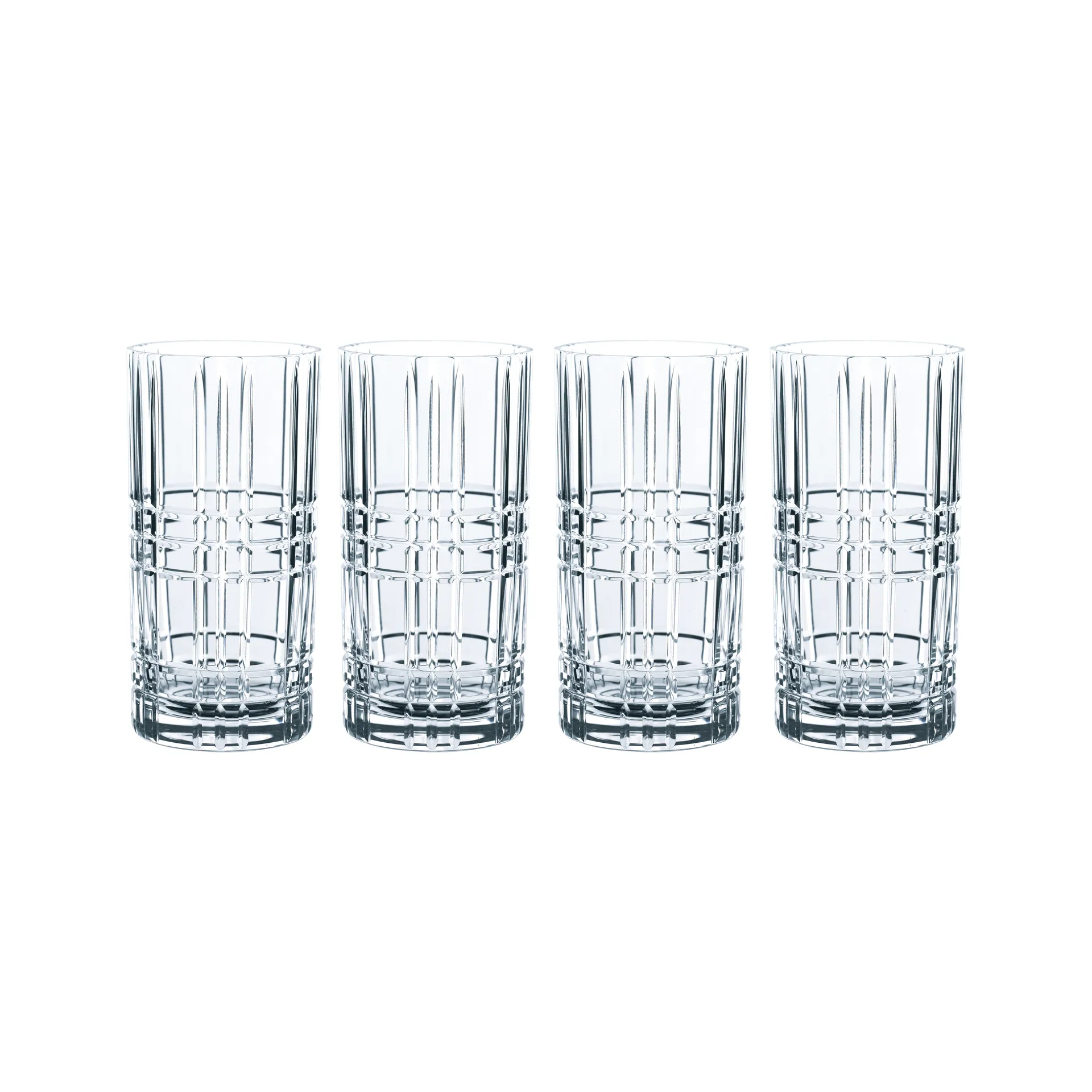 4 Vasos altos Square, 44 cl Nachtmann