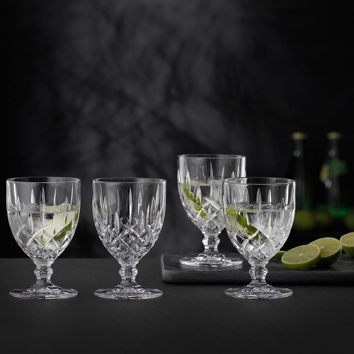 4 Vasos con pie Noblesse 23 cl, Transparente Nachtmann
