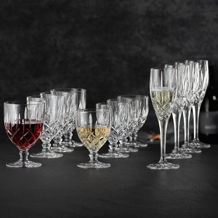 4 Vasos con pie Noblesse 23 cl, Transparente Nachtmann