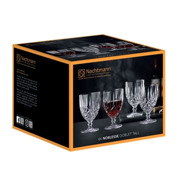 4 Vasos con pie Noblesse - transparente - Nachtmann