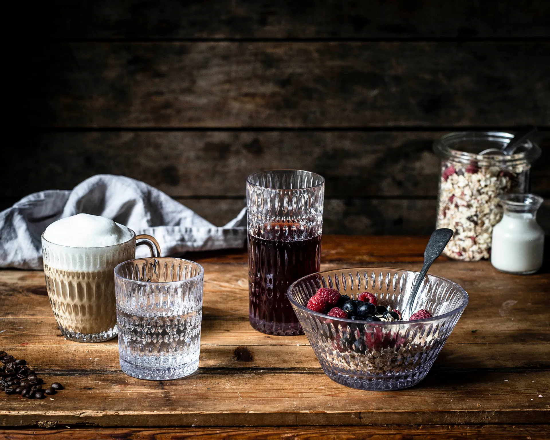 4 Vasos Ethno 29,4 cl, transparente Nachtmann