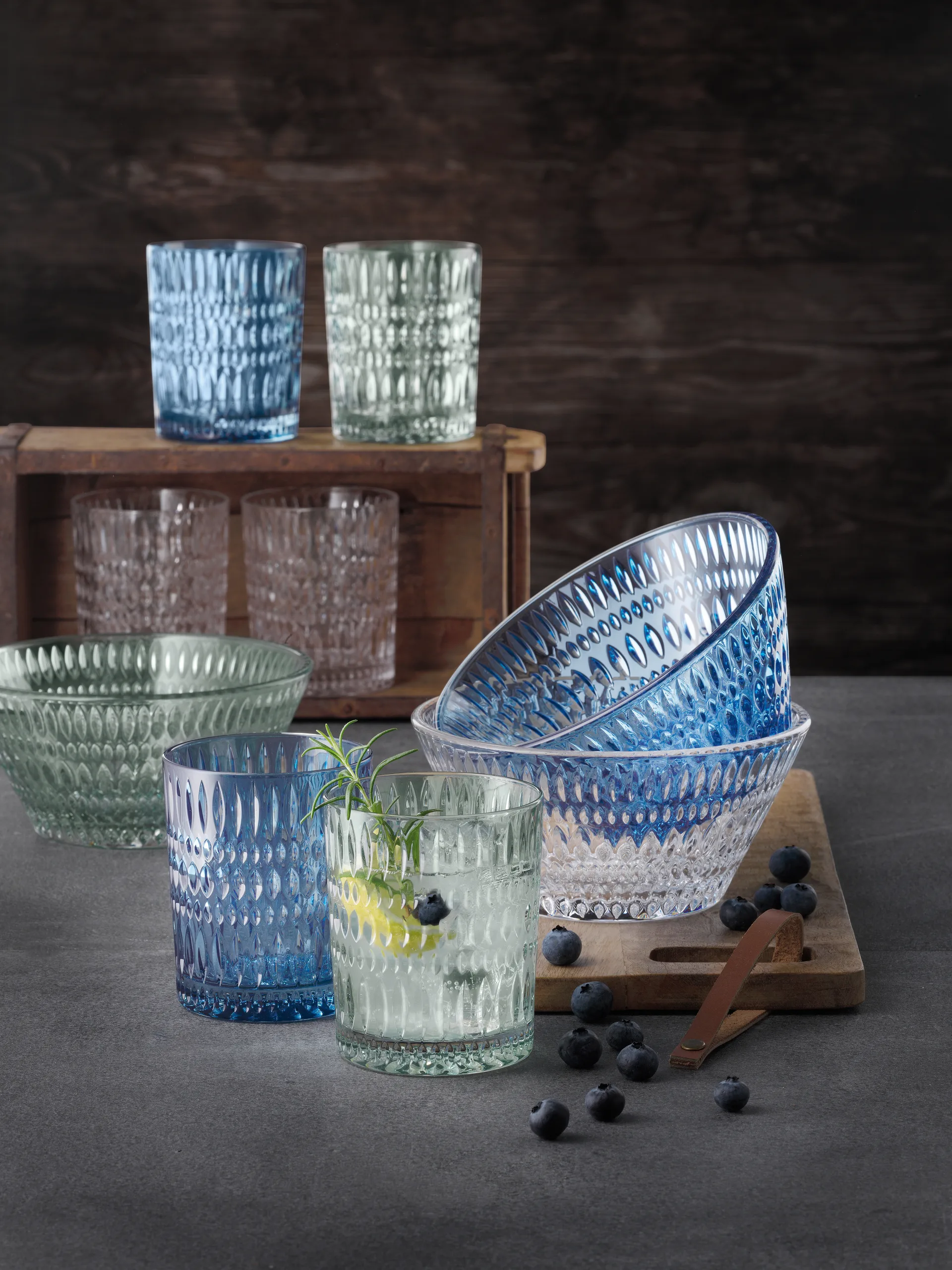 Cuenco Ethno Ø16,5 cm, Vintage blue Nachtmann