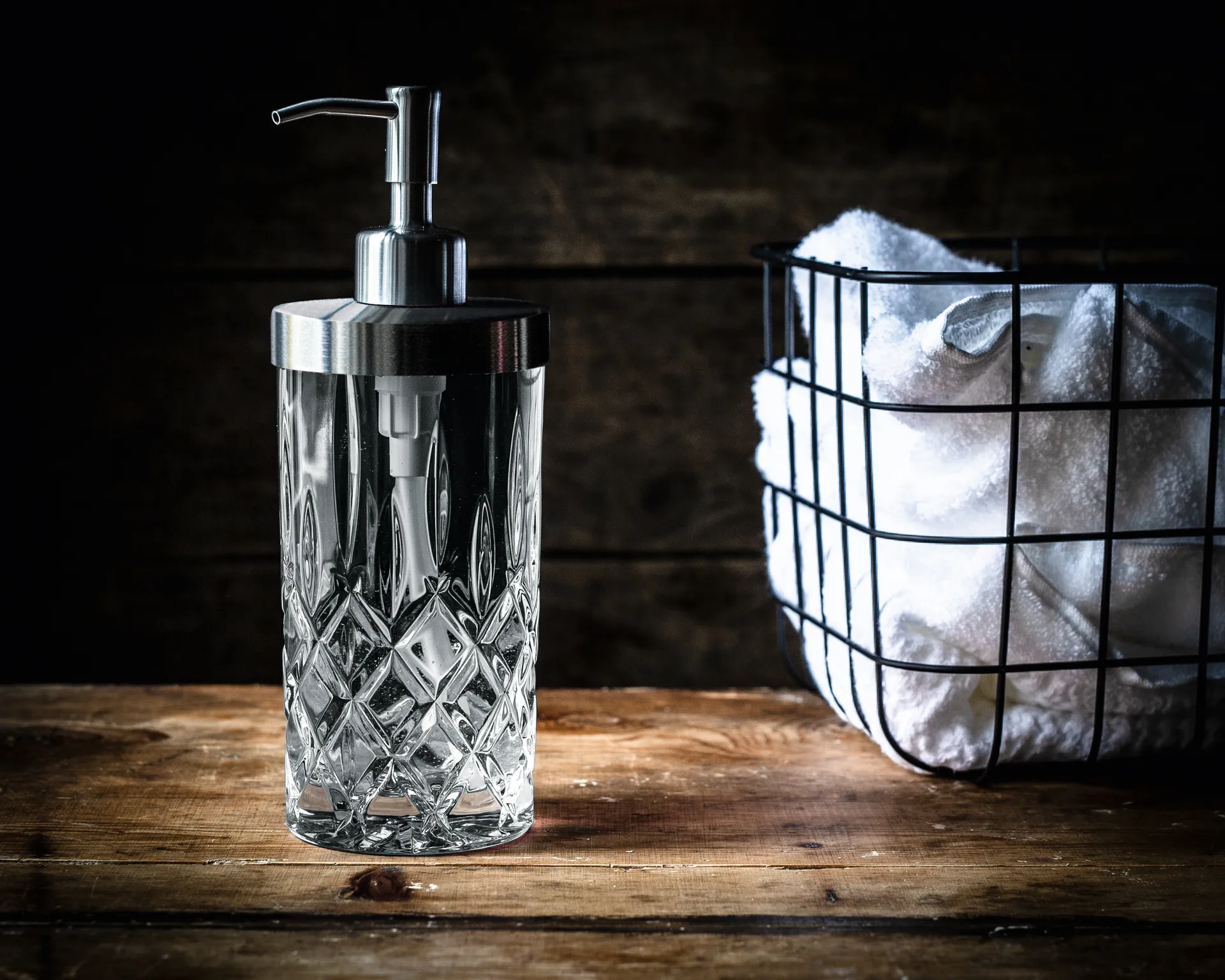 Dispensador de jabón Noblesse XL 21,5 cm, Transparente Nachtmann