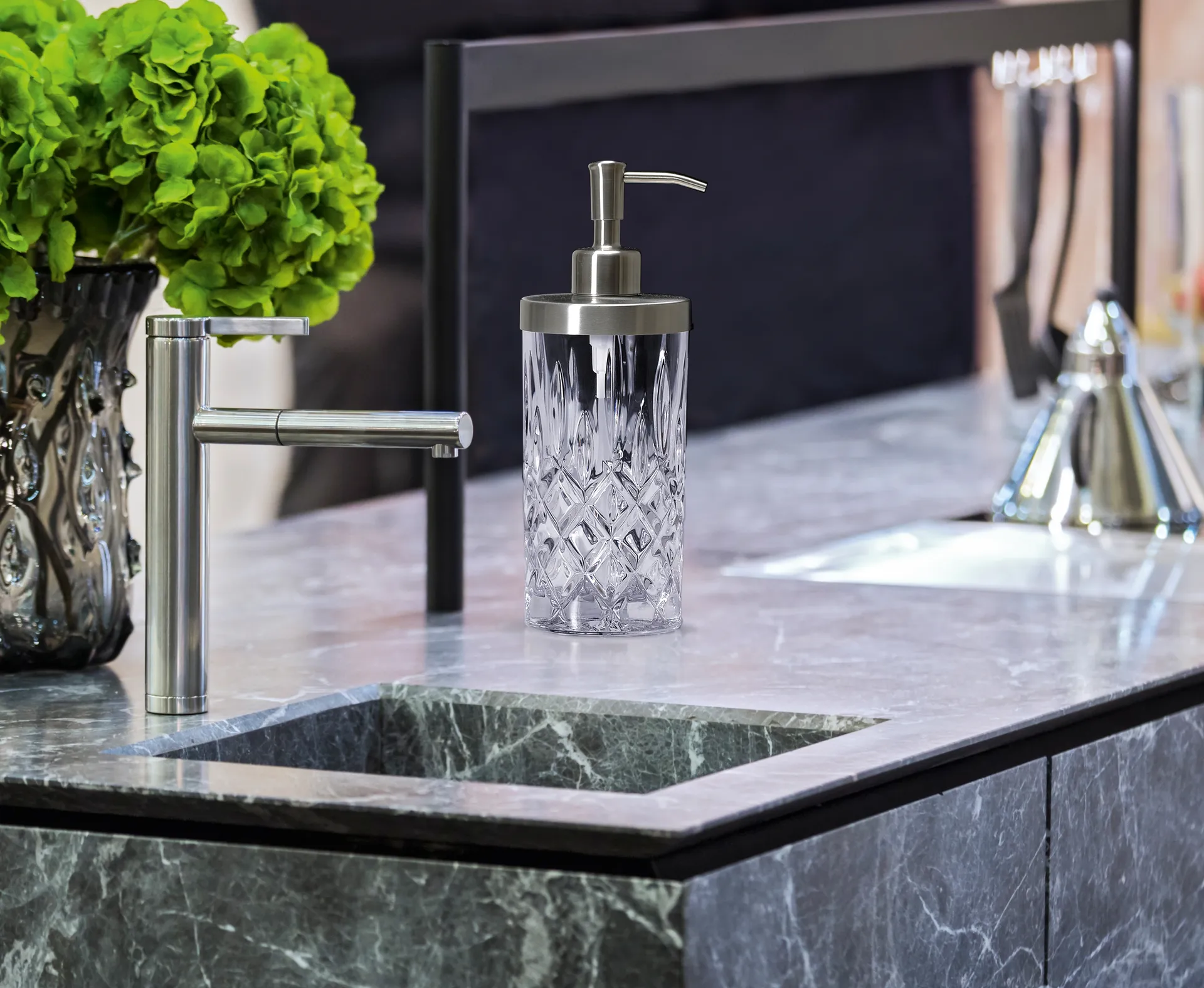 Dispensador de jabón Noblesse XL 21,5 cm, Transparente Nachtmann