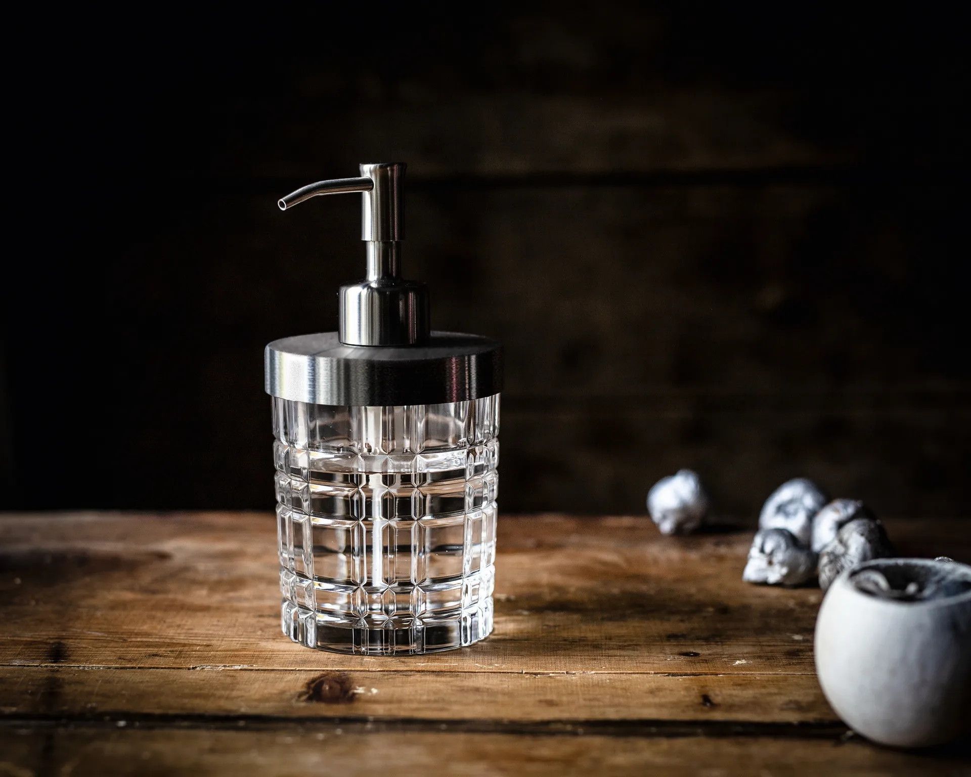 Dispensador de jabón Square 16,5 cm, Transparente Nachtmann