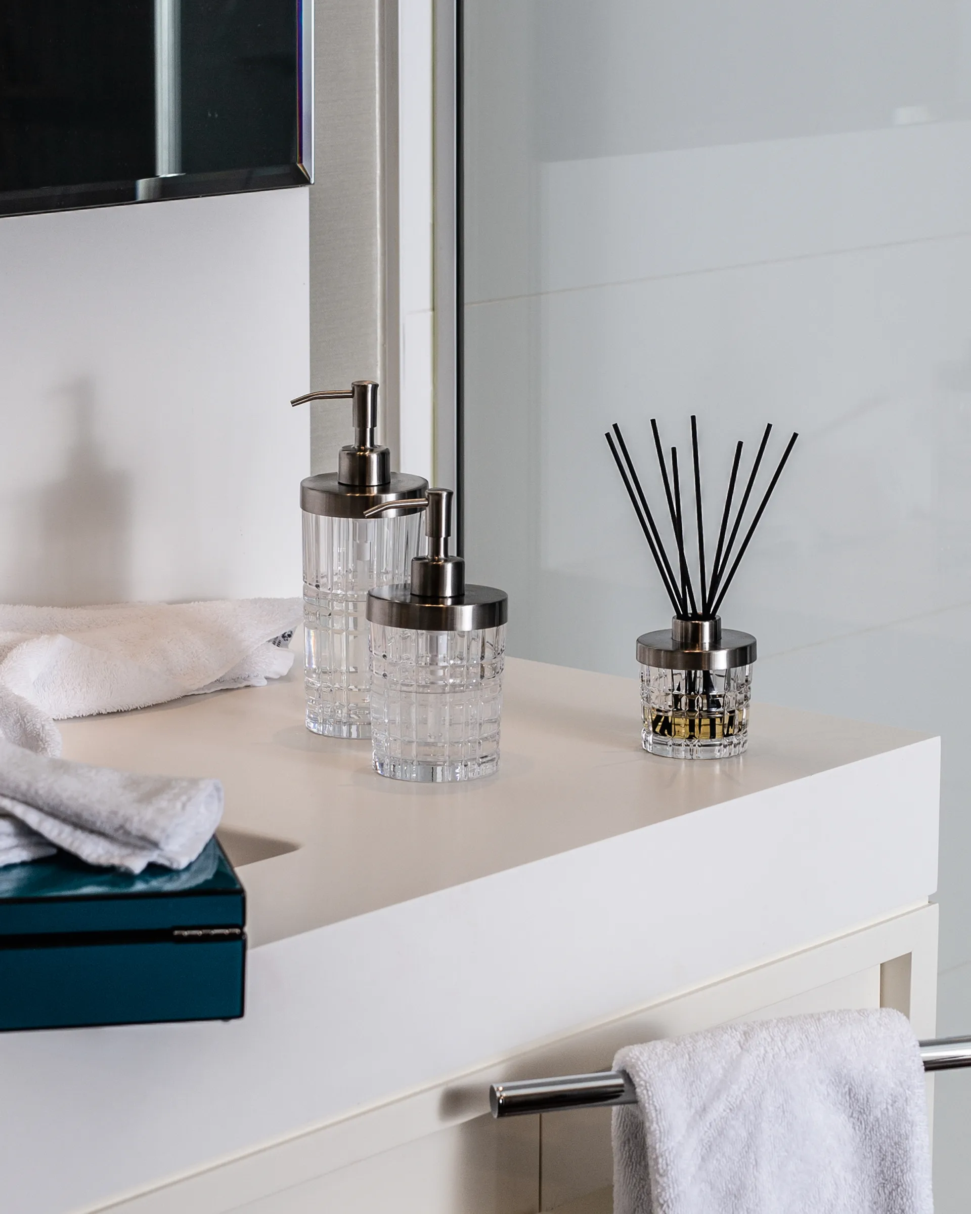 Dispensador de jabón Square 16,5 cm, Transparente Nachtmann