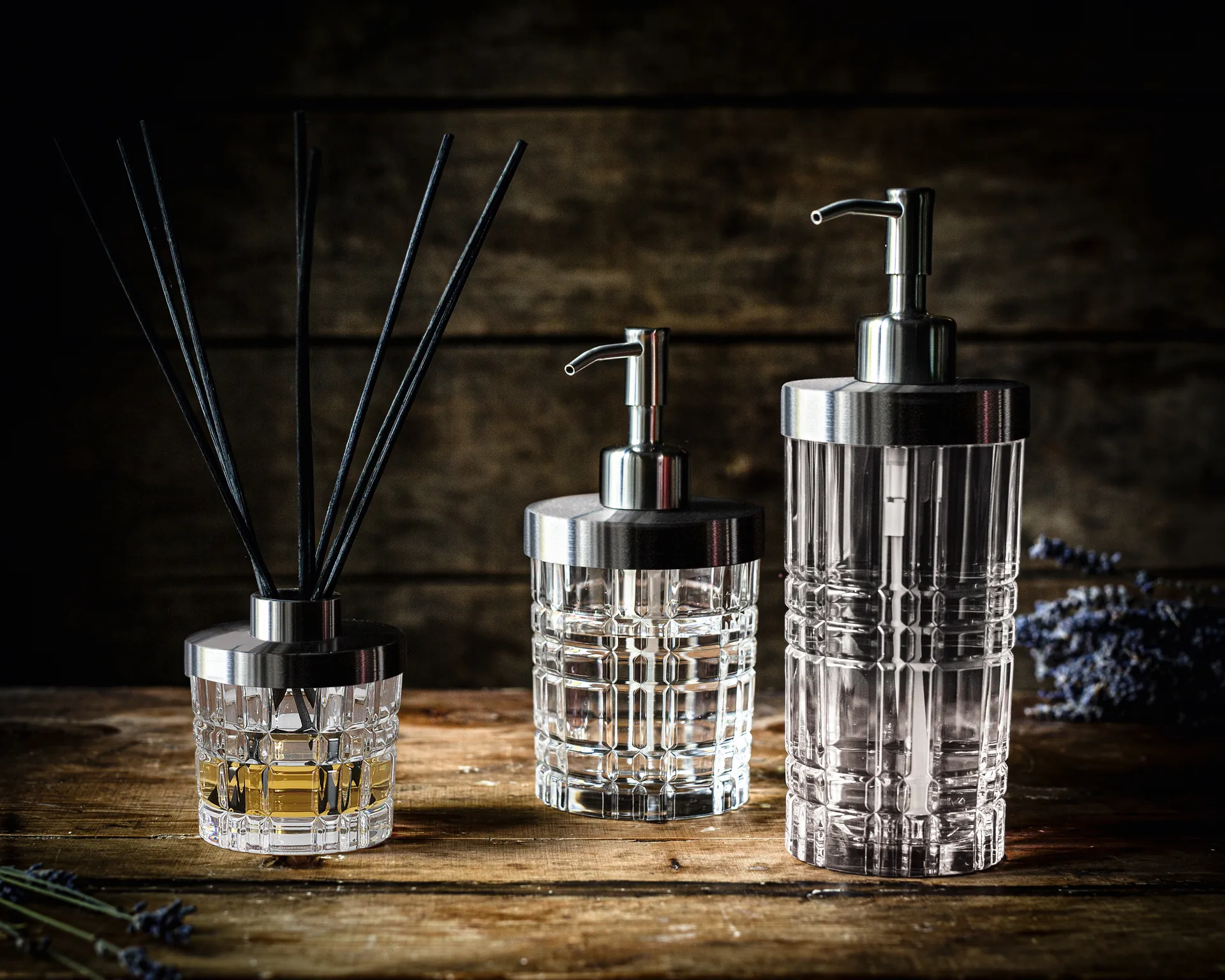 Dispensador de jabón Square 21,5 cm, Transparente Nachtmann