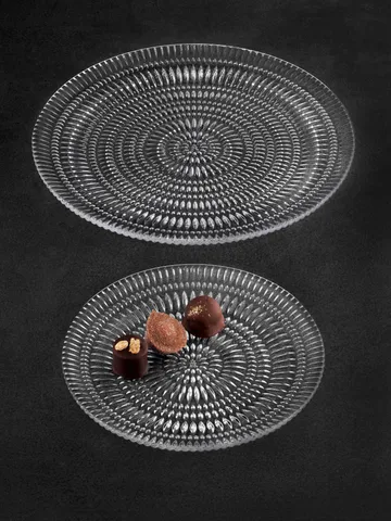 Plato Ethno - 2-pack, cristal, Ø23 cm - Nachtmann