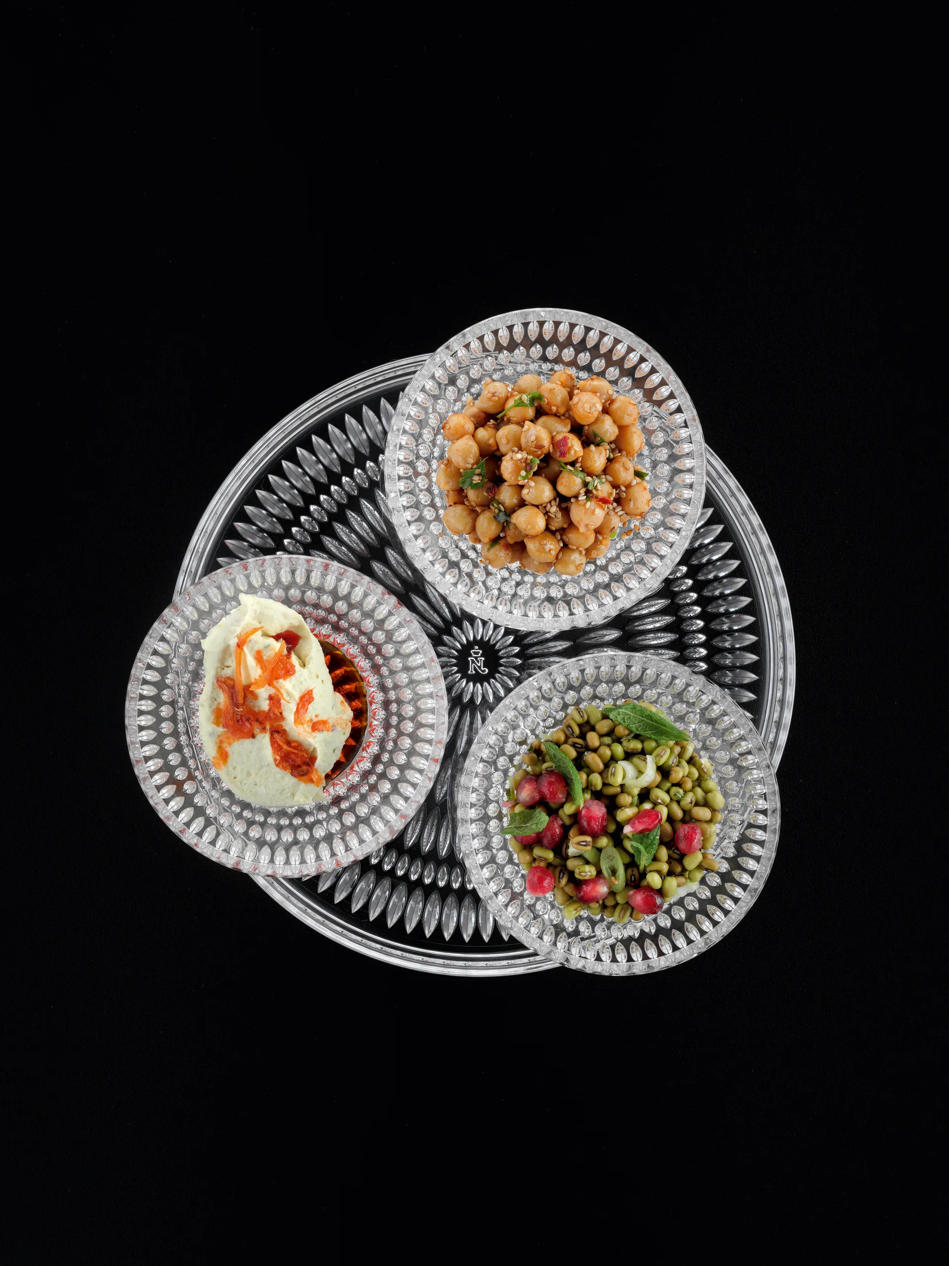 Set de servir Ethno , Cristal, 4 piezas Nachtmann