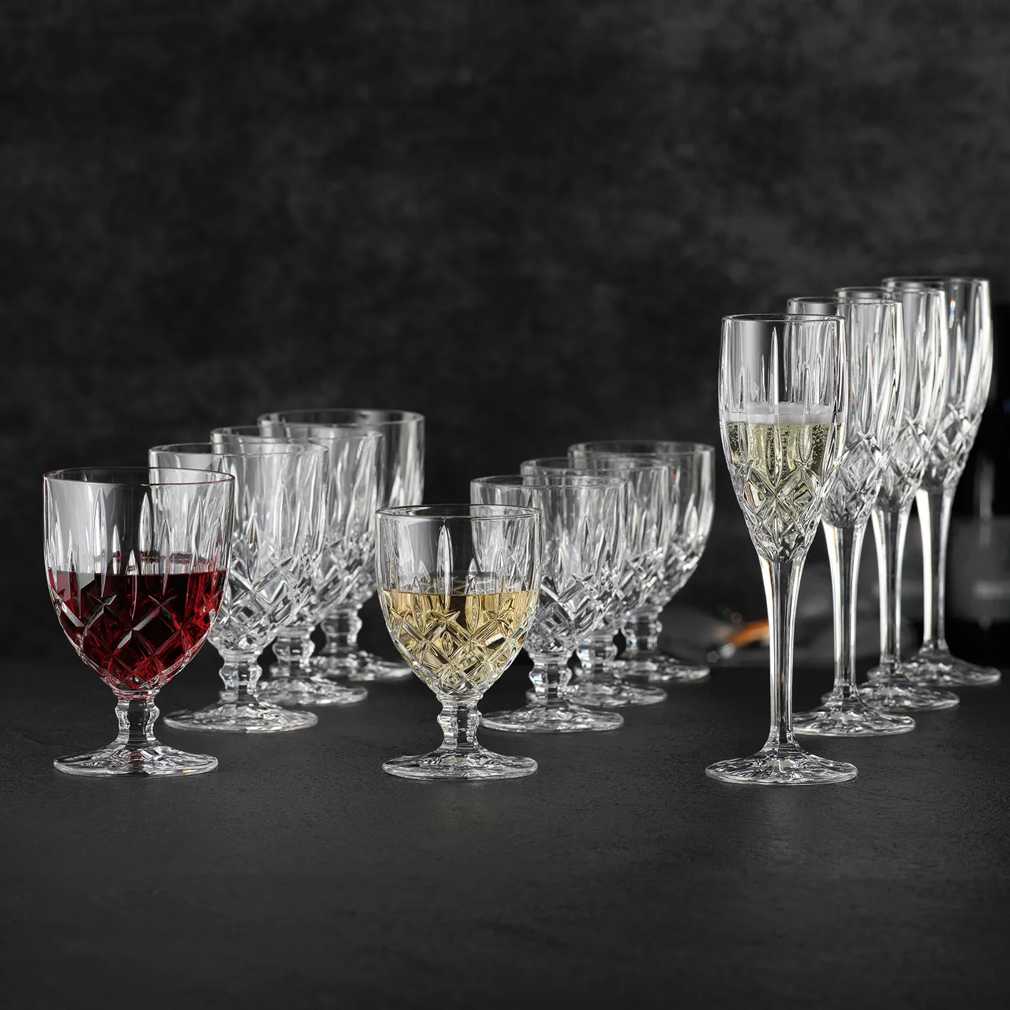 Set Jarra y 4 vasos Noblesse, Transparente Nachtmann