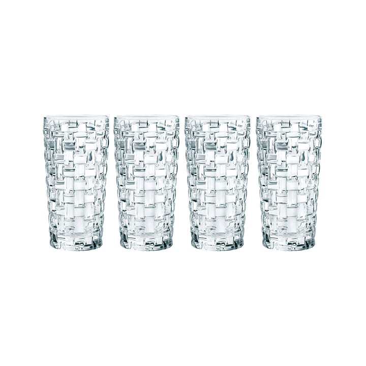 Vaso alargado Bossa Nova 39,5 cl 4 piezas - Transparente - Nachtmann