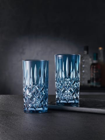 Vaso Noblesse Longdrink 39,5 cl 2-pack - Vintage blue - Nachtmann