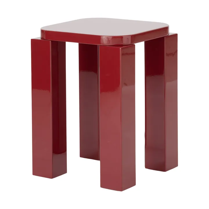 Atlas taburete - Burgundy - New Works