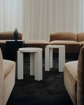Atlas taburete - Crema - New Works