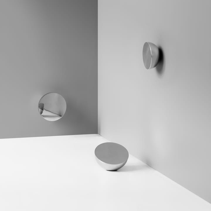 Espejo de mesa Aura, Acero inoxidable New Works